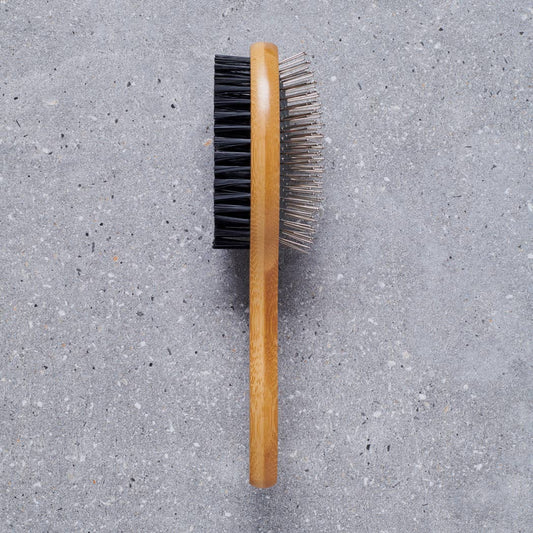 Dog Grooming - Bamboo double sided brush
