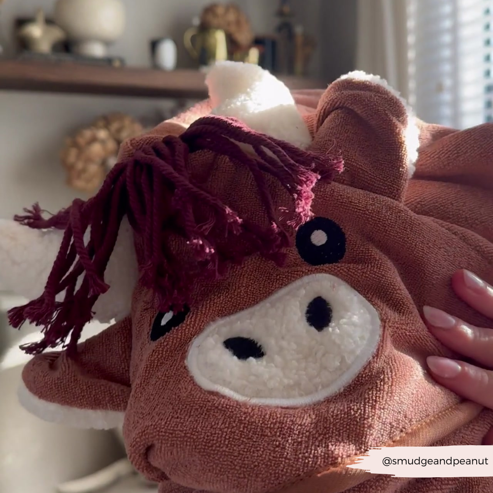 Harold the Highland Cow Drying Robe