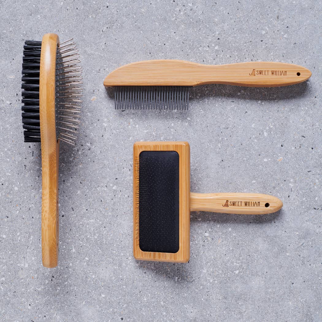 Dog Grooming - Bamboo double sided brush