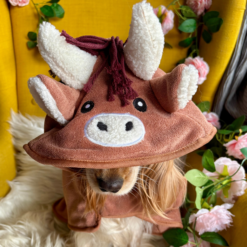 Harold the Highland Cow Drying Robe