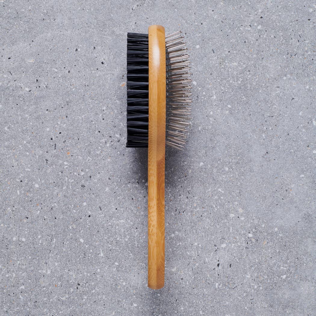 Dog Grooming - Bamboo double sided brush