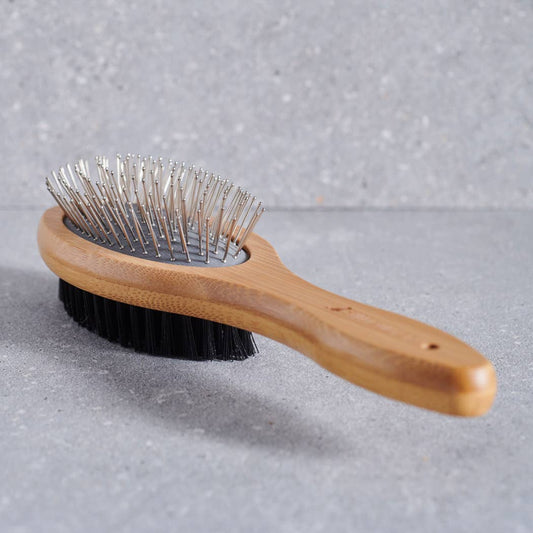 Dog Grooming - Bamboo double sided brush